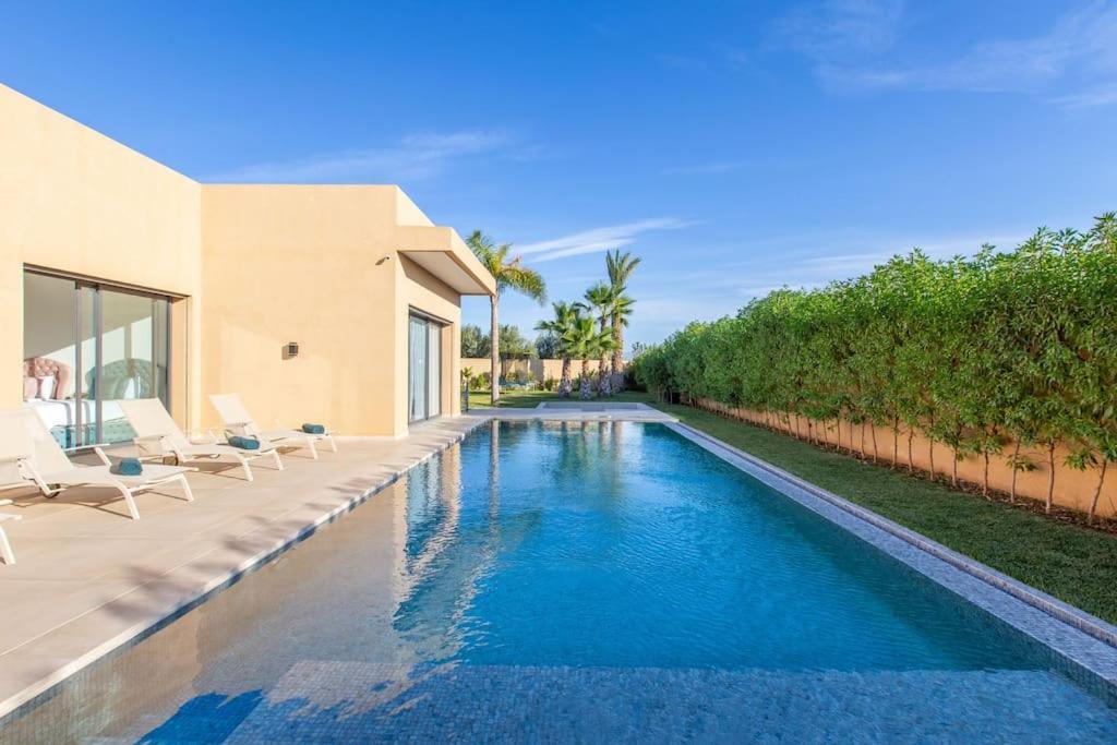 Villa Hawai, Ss Vis A Vis Avec Espace De Sport , Piscine Chauffee 马拉喀什 外观 照片
