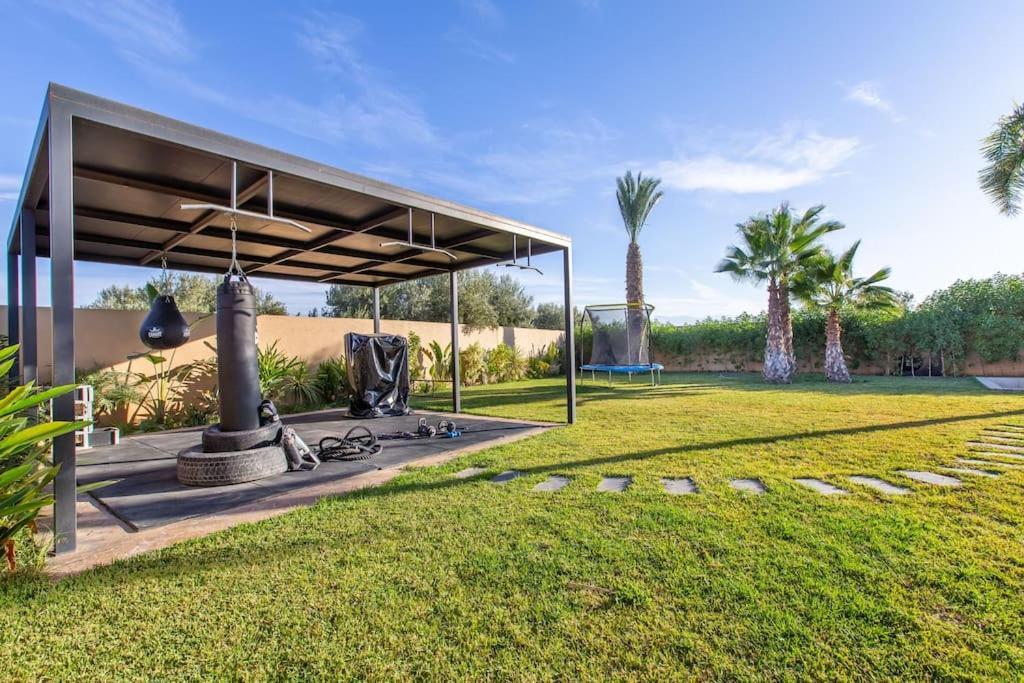 Villa Hawai, Ss Vis A Vis Avec Espace De Sport , Piscine Chauffee 马拉喀什 外观 照片
